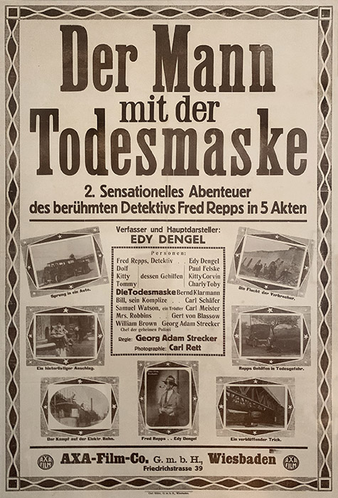 Plakat zum Film: Mann mit der Todesmaske, Der