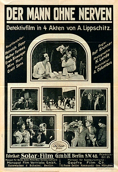 Plakat zum Film: Mann ohne Nerven, Der