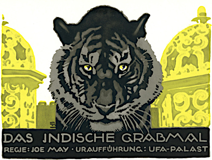Plakat zum Film: indische Grabmal, Das - Der Tiger von Eschnapur