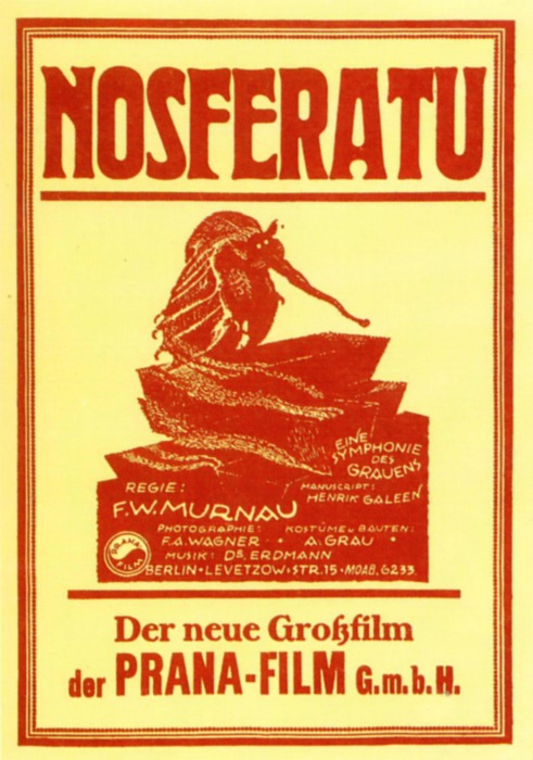 Plakat zum Film: Nosferatu, eine Symphonie des Grauens