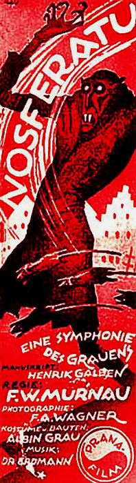 Plakat zum Film: Nosferatu, eine Symphonie des Grauens