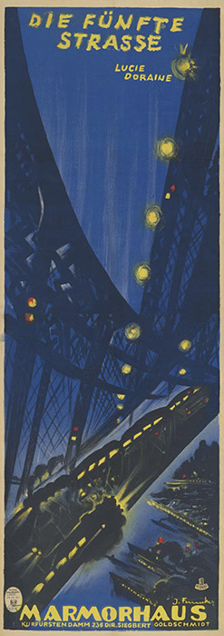 Filmplakat fünfte Straße, Die (1923) Warning Undefined variable