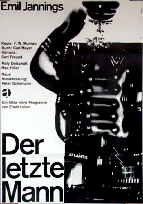 Plakat zum Film: letzte Mann, Der