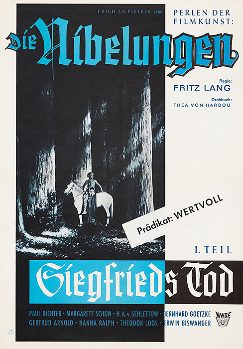Plakat zum Film: Nibelungen, Die: Siegfrieds Tod