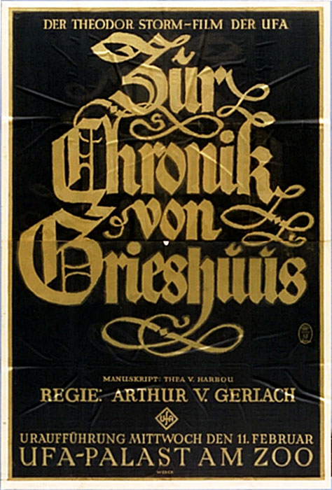 Plakat zum Film: Zur Chronik von Grieshuus