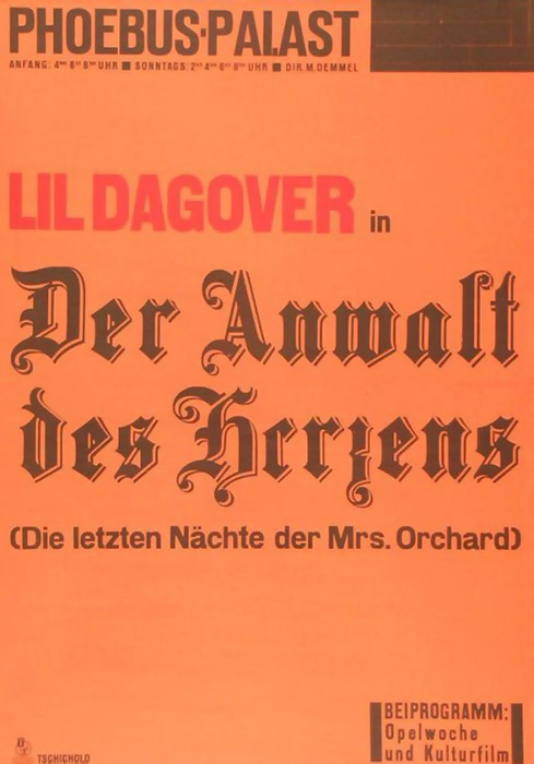 Plakat zum Film: Anwalt des Herzens, Der