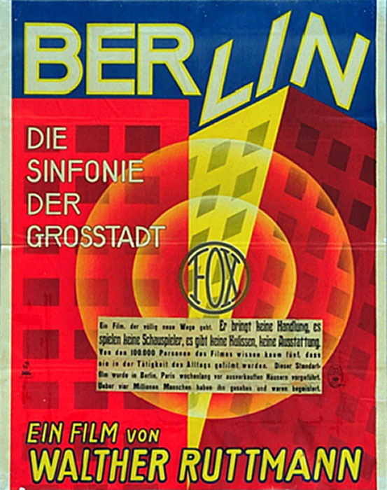 Plakat zum Film: Berlin: Die Sinfonie der Großstadt