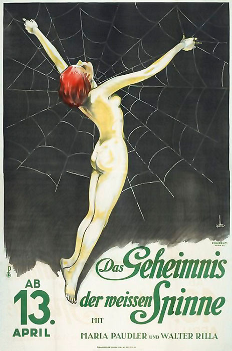 Plakat zum Film: weiße Spinne, Die
