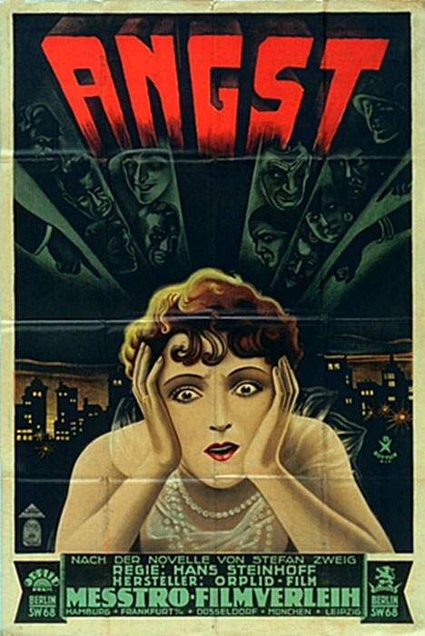 Plakat zum Film: Angst - Die schwache Stunde einer Frau