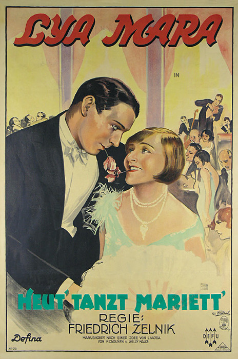 Plakat zum Film: Heut' tanzt Mariett'