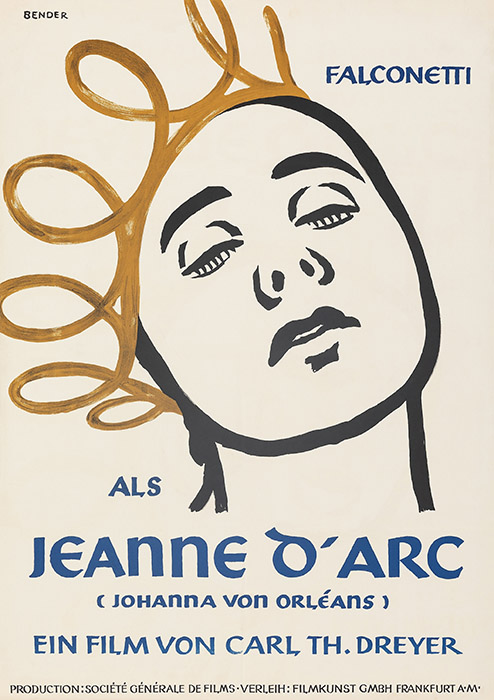 Plakat zum Film: Passion der Jeanne d'Arc, Die
