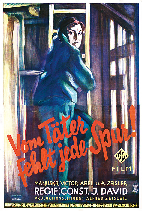 Plakat zum Film: Vom Täter fehlt jede Spur