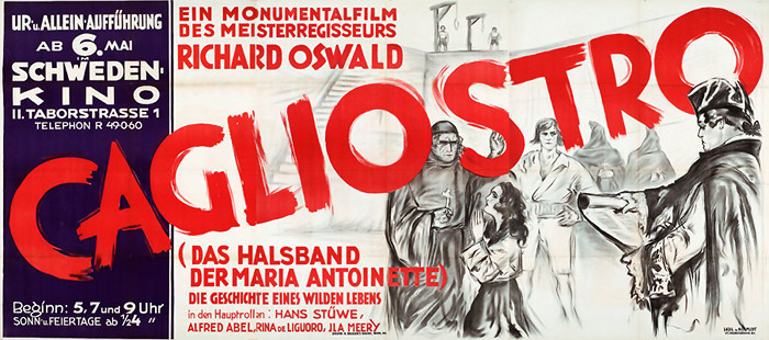 Plakat zum Film: Graf Cagliostro