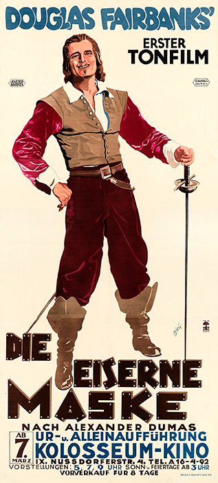 Plakat zum Film: eiserne Maske, Die