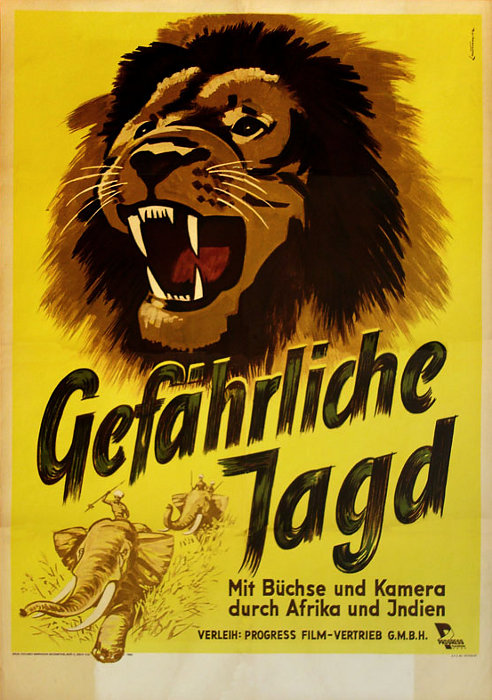 Plakat zum Film: Gefährliche Jagd - Mit Büchse und Kamera durch Afrika und Indien