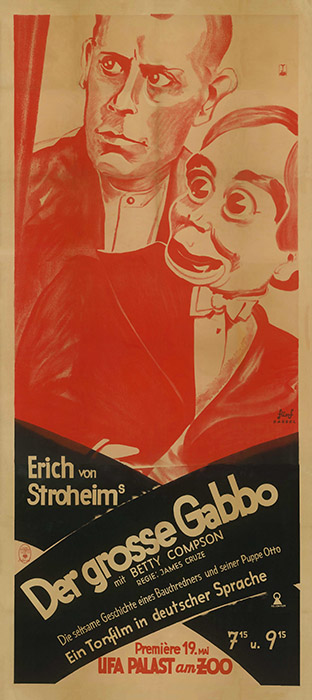 Plakat zum Film: große Gabbo, Der