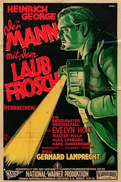 Plakat zum Film: Mann mit dem Laubfrosch, Der