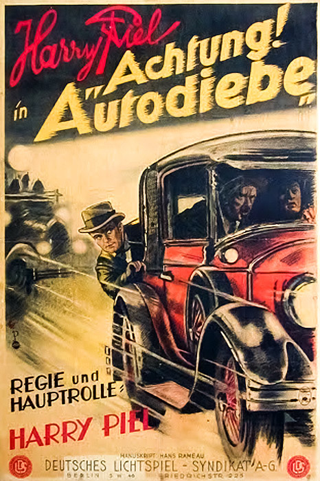 Plakat zum Film: Achtung! Autodiebe