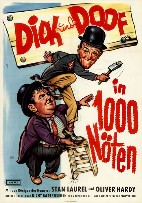 Plakat zum Film: Dick und Doof in tausend Nöten