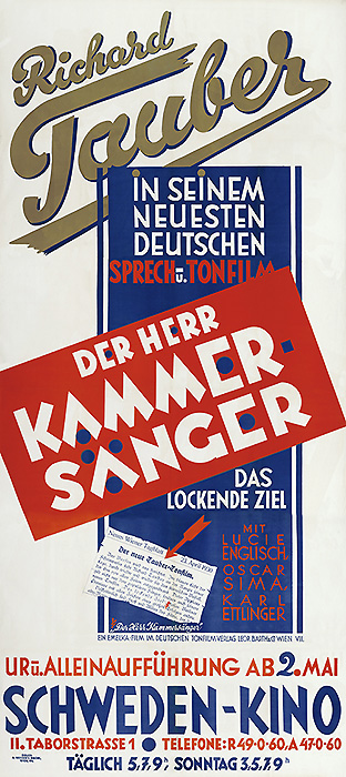 Plakat zum Film: Herr Kammdersänger, Der - Das lockende Ziel