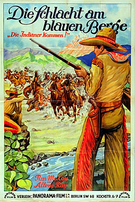 Plakat zum Film: Schlacht am blauen Berge, Die - Indianer kommen, Die