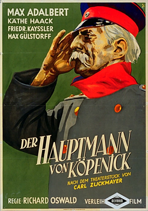 Plakat zum Film: Hauptmann von Köpenick, Der