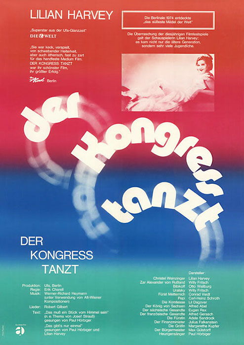 Plakat zum Film: Kongress tanzt, Der
