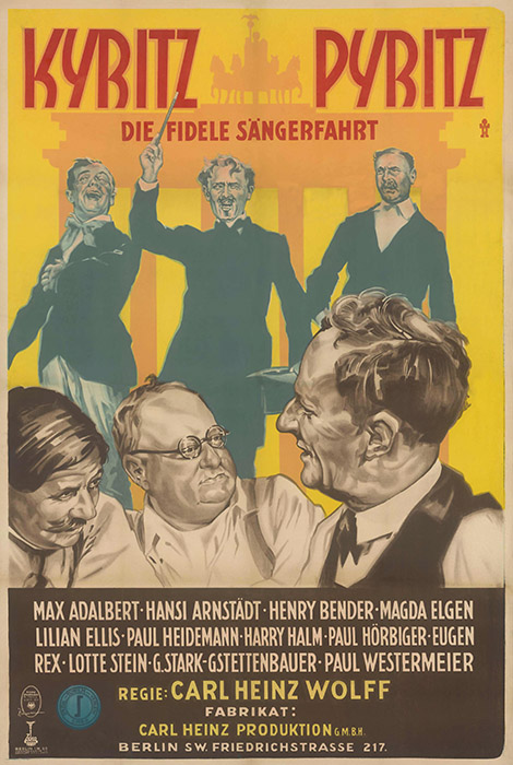 Plakat zum Film: Kyritz - Pyritz - Die fidele Sängerfahrt
