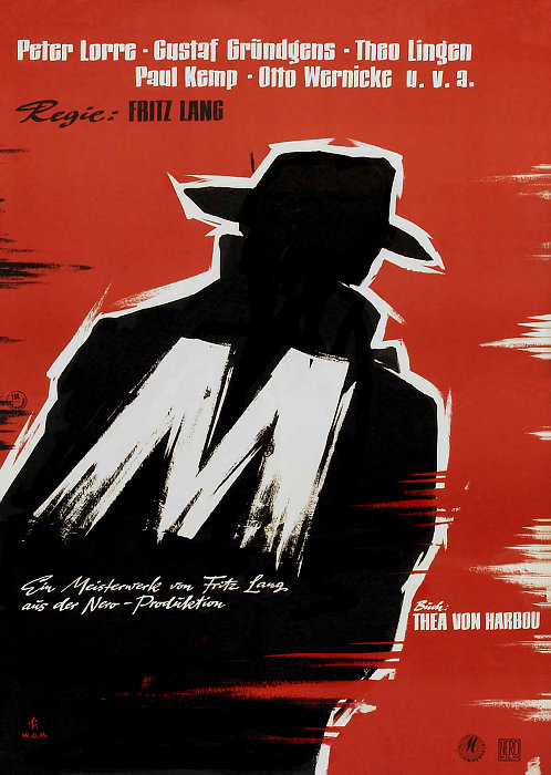 Plakat zum Film: M - Eine Stadt sucht einen Mörder