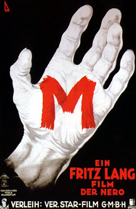 Plakat zum Film: M - Eine Stadt sucht einen Mörder