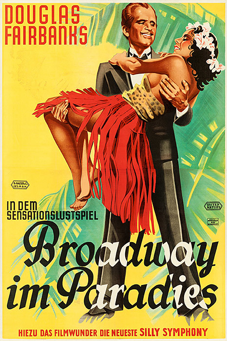 Plakat zum Film: Broadway im Paradies