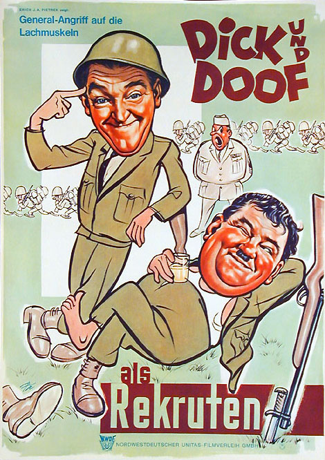 Plakat zum Film: Dick & Doof als Rekruten