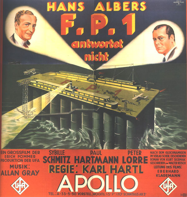 Plakat zum Film: F.P.1 antwortet nicht
