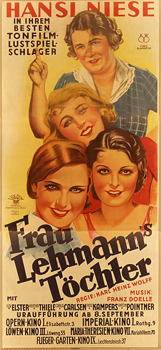 Plakat zum Film: Frau Lehmanns Töchter