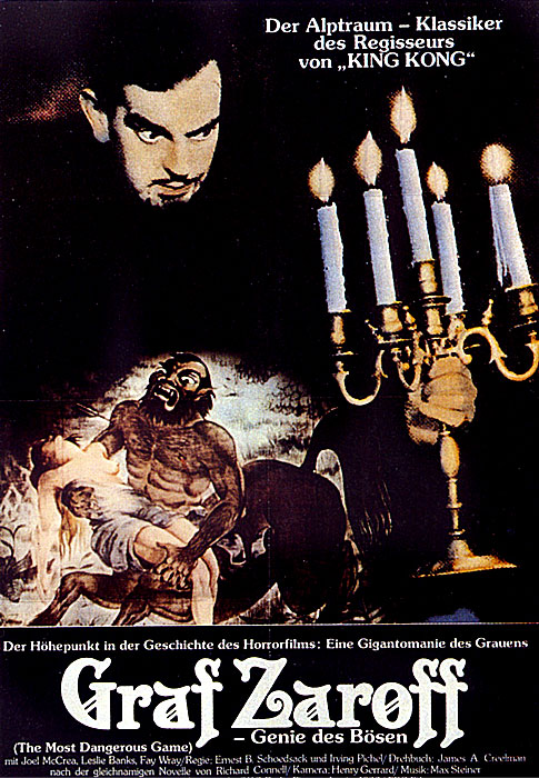 Plakat zum Film: Graf Zaroff - Genie des Bösen