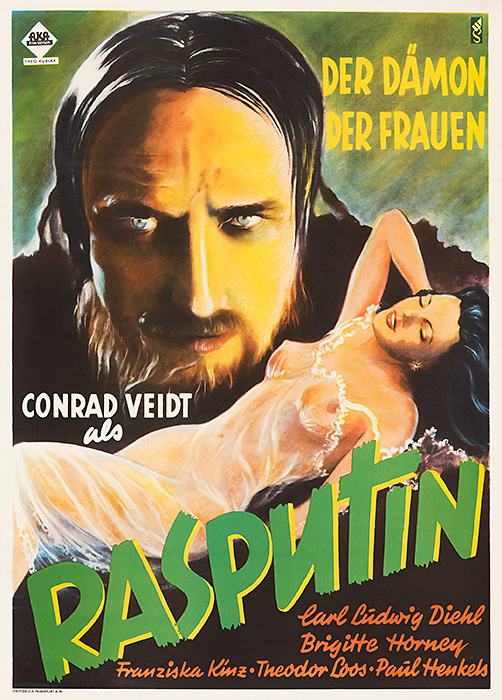 Plakat zum Film: Rasputin, Dämon der Frauen