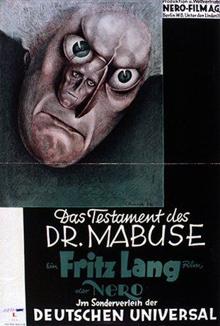 Plakat zum Film: Testament des Dr. Mabuse, Das