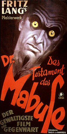 Plakat zum Film: Testament des Dr. Mabuse, Das