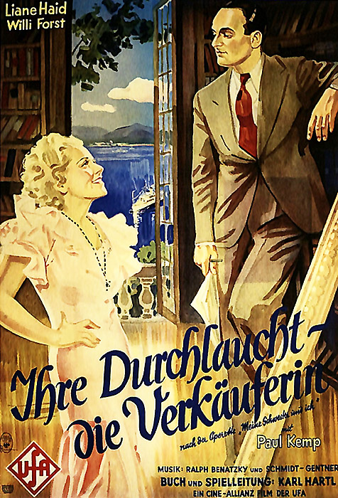 Plakat zum Film: Ihre Durchlaucht, die Verkäuferin