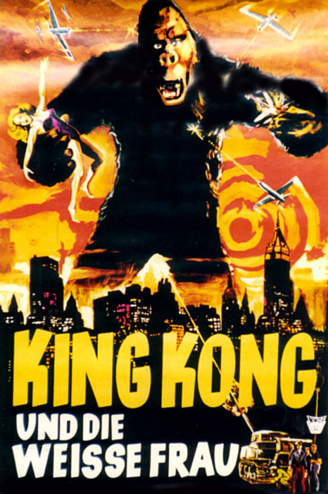 Plakat zum Film: King Kong und die weiße Frau