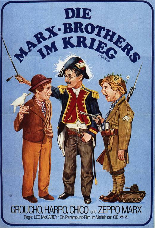 Plakat zum Film: Marx Brothers im Krieg, Die