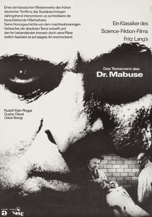 Plakat zum Film: Testament des Dr. Mabuse, Das