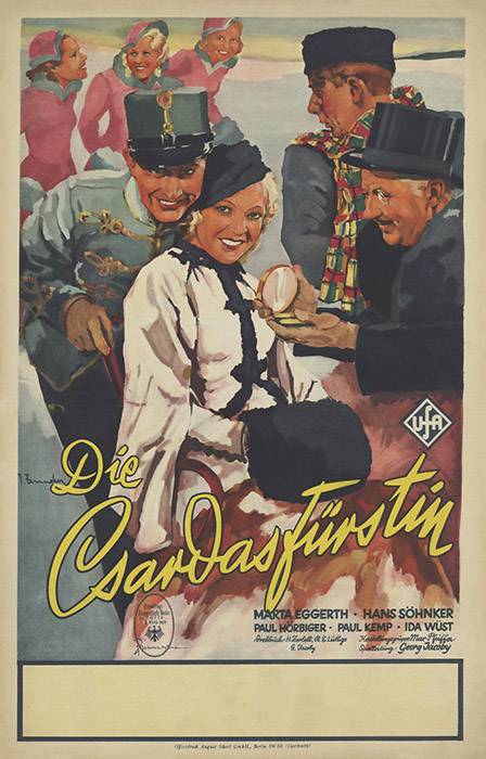 Plakat zum Film: Czardasfürstin, Die