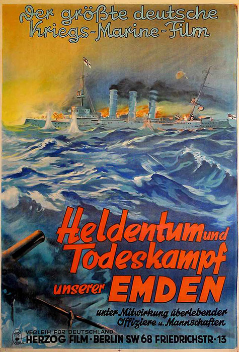Plakat zum Film: Heldentum und Todeskampf unserer Emden