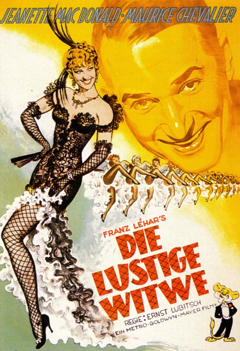 Plakat zum Film: lustige Witwe, Die