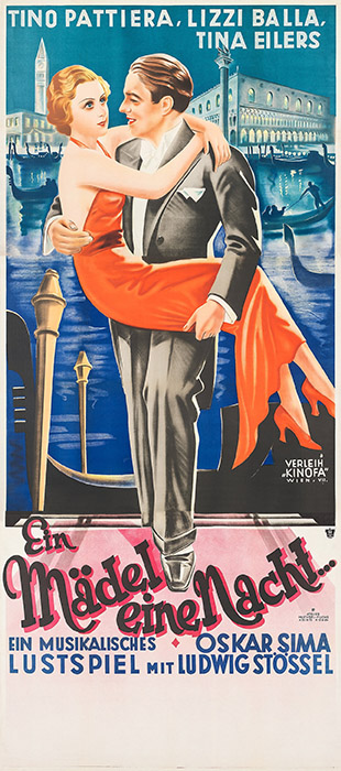 Plakat zum Film: Nacht in Venedig, Eine