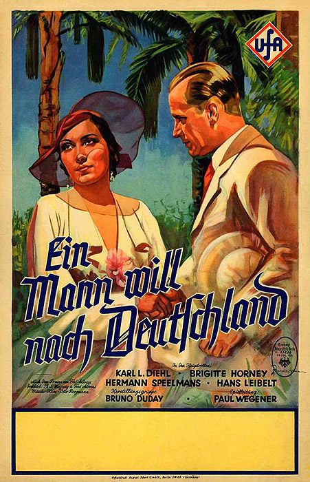 Plakat zum Film: Mann will nach Deutschland, Ein