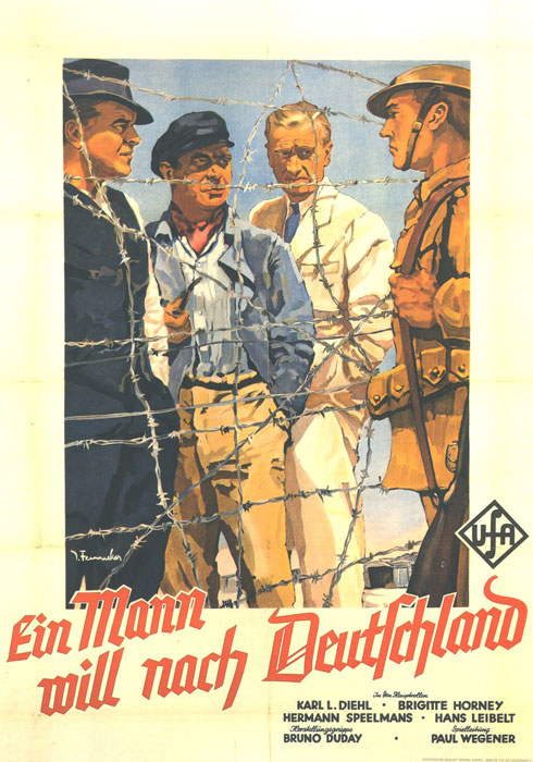 Plakat zum Film: Mann will nach Deutschland, Ein