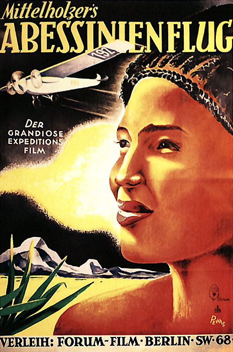 Plakat zum Film: Mittelholzers Abessinienflug