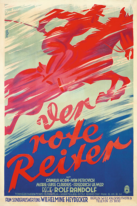 Plakat zum Film: rote Reiter, Der
